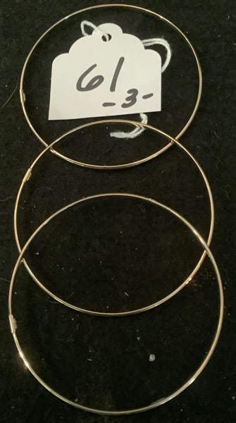 Three 18K Gold Bangles - 2