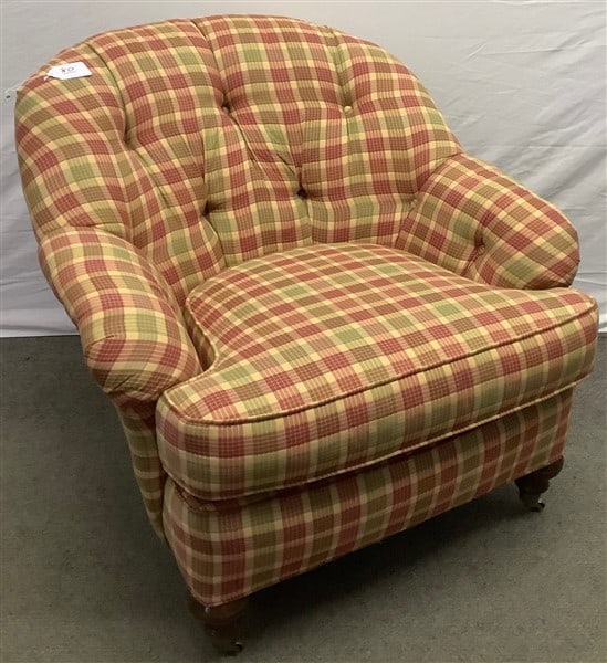 Upholstered Club Chair, William Alan Furniture (1 of 3)