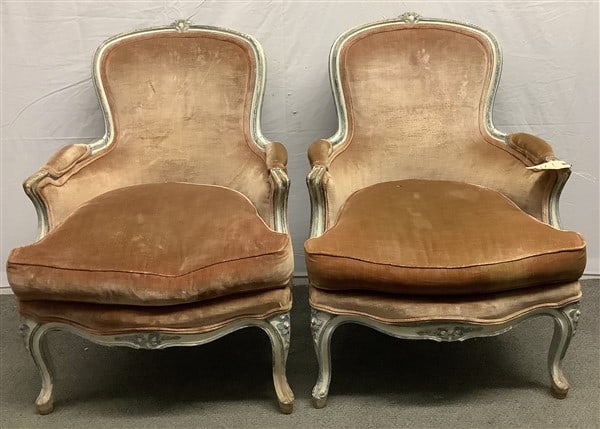 Pr of French Armchairs (1 of 3)