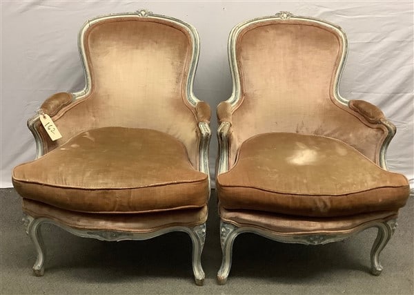 Pr of French Armchairs (1 of 2)