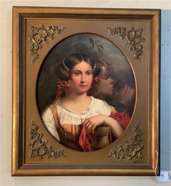 Framed Oil on Artist Board 24 x 28: Framed Oil on Artist Board 24 x 28