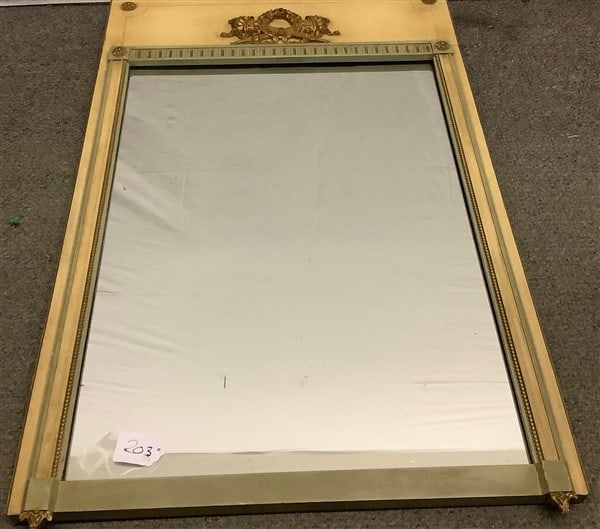Contemporary Mirror in Pastel Paints 24 x 38, 12 lbs (1 of 3)