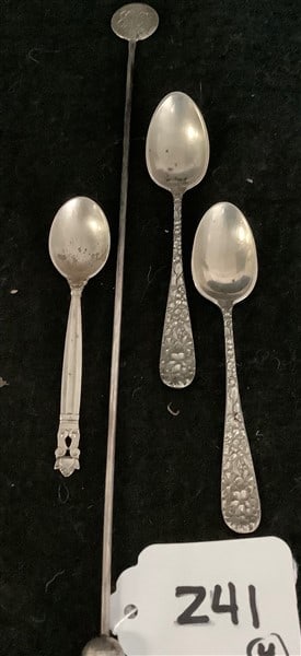 4 Pc Lot of Sterling Silver, aprox 1.9 troy (1 of 1)