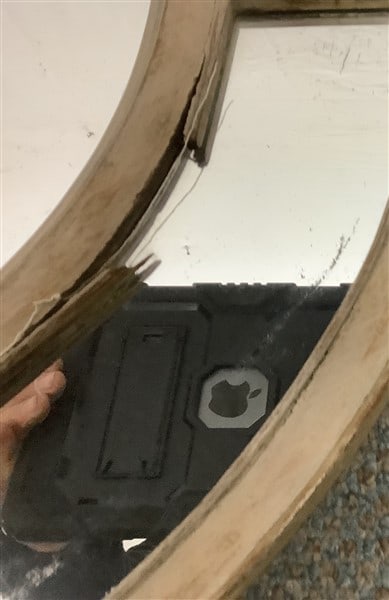 Divided Light Oval Mirror - 3