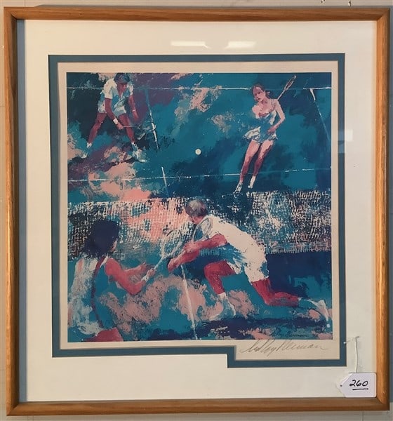 Leroy Neiman Print, pencil sgnd 27 x 28 (1 of 2)