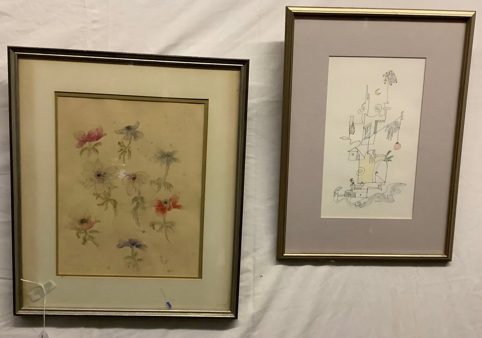 2 sgnd Whimsical Drawings 17 x 20 (1 of 3)