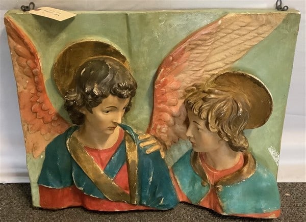 Antique Terra Cotta Plaque 18 x 24 (1 of 3)