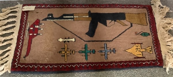 Afghan War Mat - 2'x3': Afghan War Mat - 2'x3'