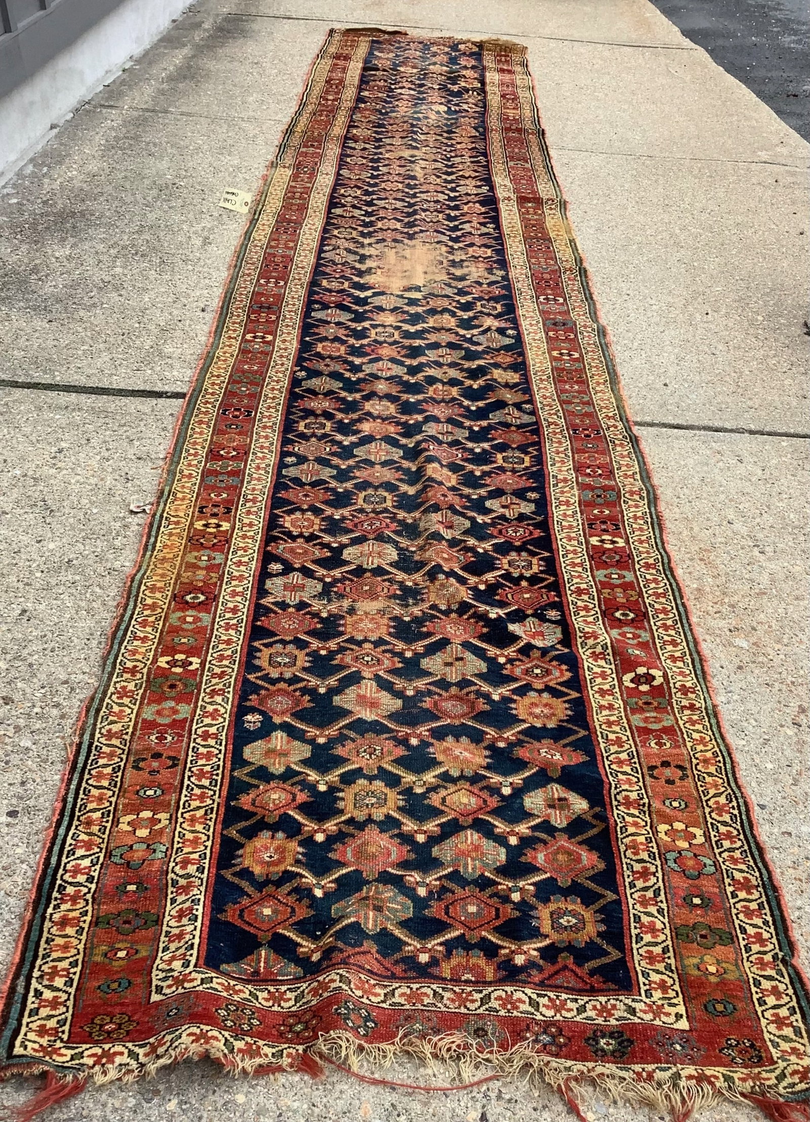 19th Cent. Persian long Rug/Runner 3'3" x 20' (1 of 5)