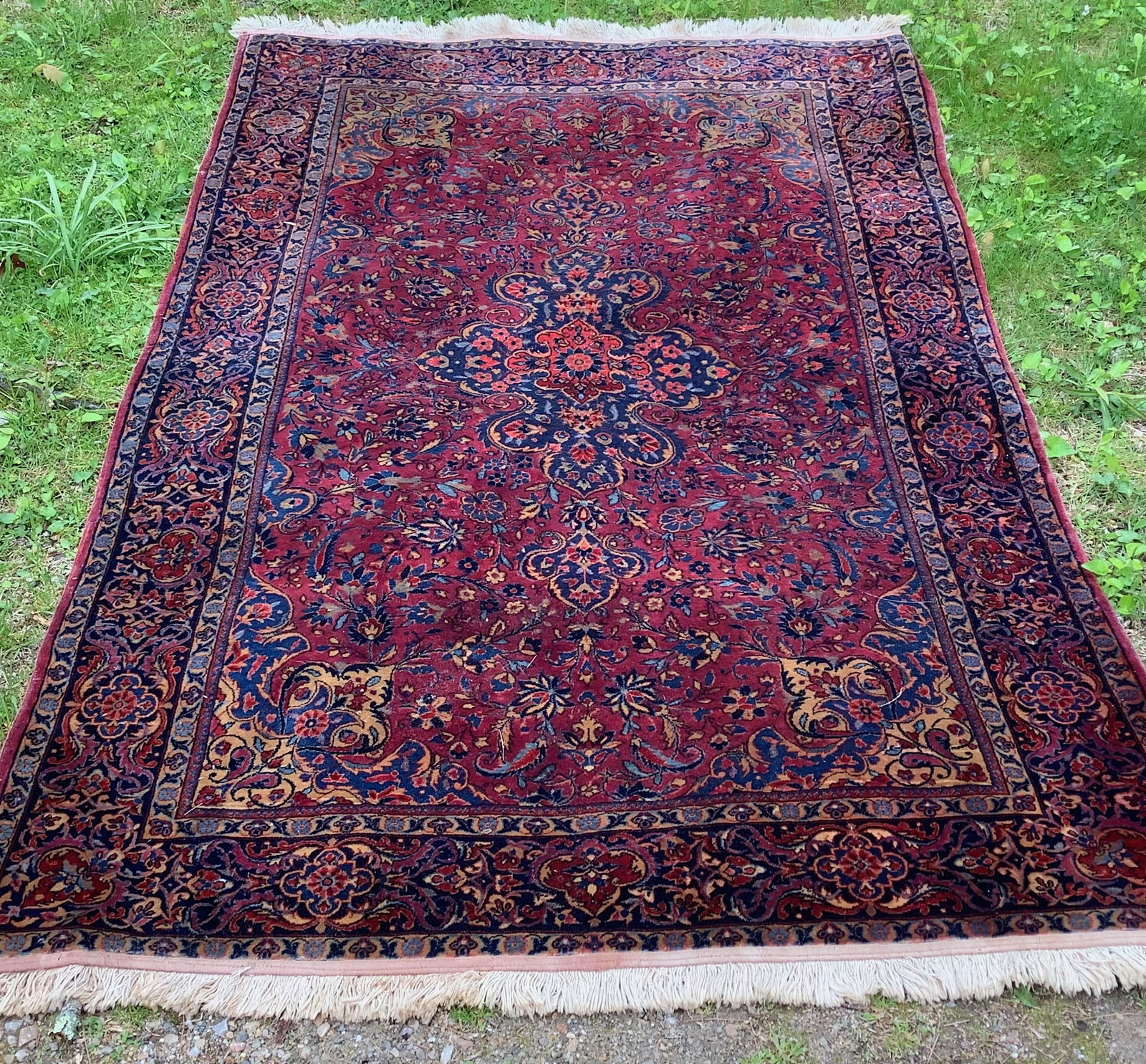 Extra Fine Antique Persian Sarouk - 4'4" x 6'8" (1 of 3)
