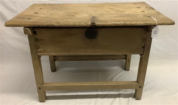 Primitive 1 Drawer Work Table 24" x 42" x 28" - 75 lbs.: Primitive 1 Drawer Work Table 24" x 42" x 28" - 75 lbs.