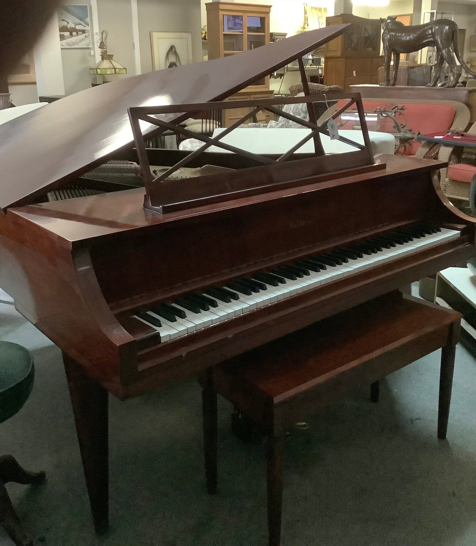 Baldwin Baby Grand Piano - Grand Prix Paris 1904 Serial # 141589, 5'2" (1 of 4)