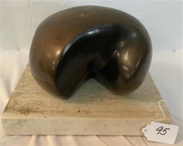 Modern Bronze Sculpture - Miriam Nelson 7.5" x 11" (1 of 2)