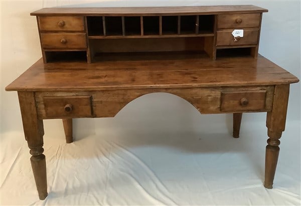 19th Cent. 2 Part 59" French Country Desk (1 of 3)