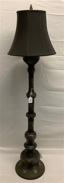 Cloisonne' Floor Lamp - 74"h (1 of 4)