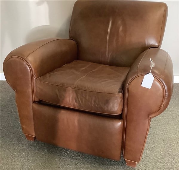 Comfortable Leather Recliner - Mithcell Gold For Pottery Barn: Comfortable Leather Recliner - Mithcell Gold For Pottery Barn