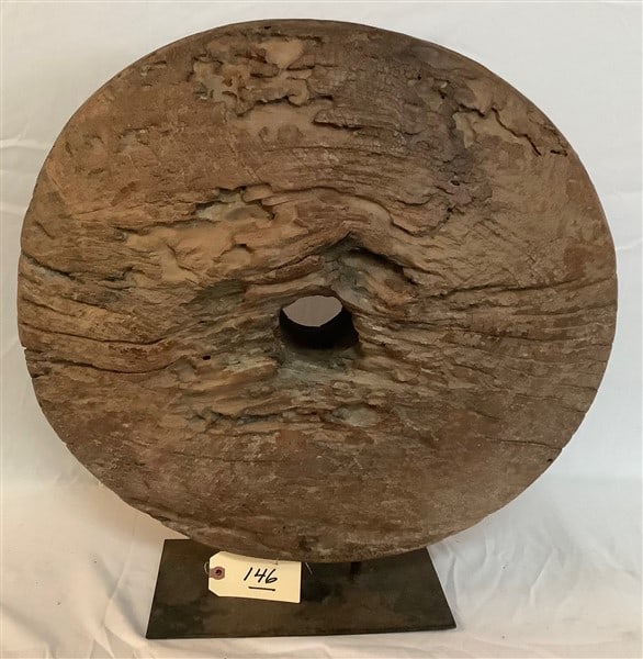 Wooden Sculpture - 22" diam: Wooden Sculpture - 22" diam