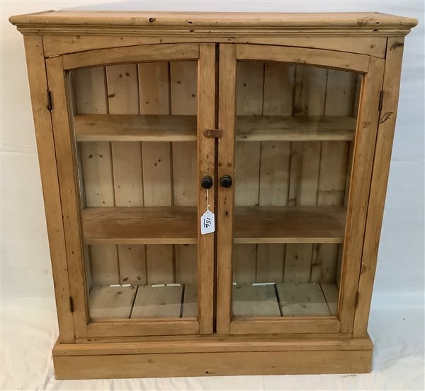 2 Door English Pine Cabinet 40"w x 14"d x 44"h (1 of 2)