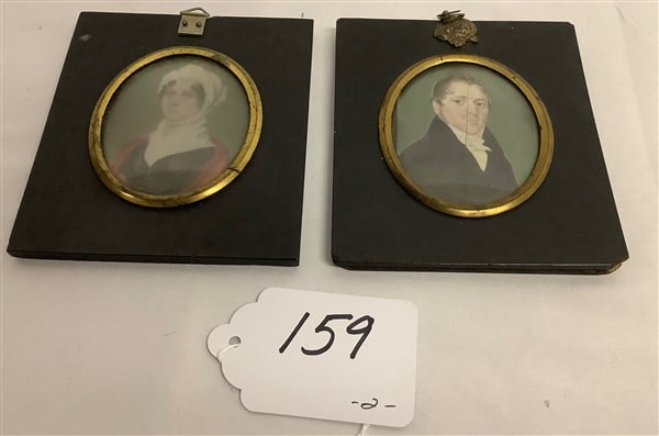 Pr. of Portrait Miniatures - 4" x 5" (1 of 4)