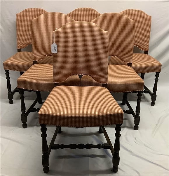 Six 100+ Year Old Chairs - Newly Recovered! (1 of 4)