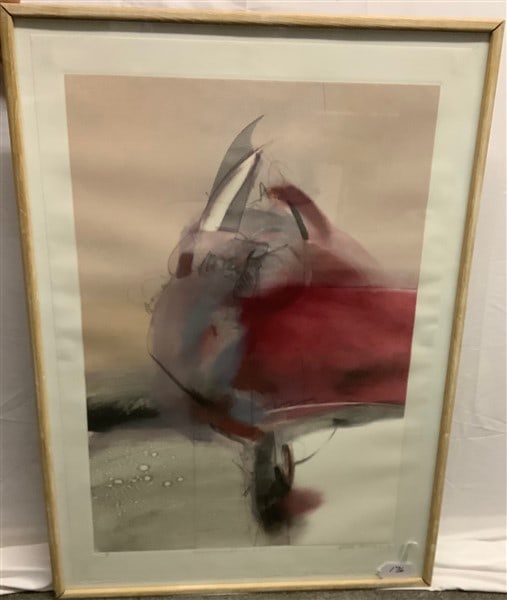 Pencil Signed and Numbered Lithograph 30" x 43" (1 of 4)