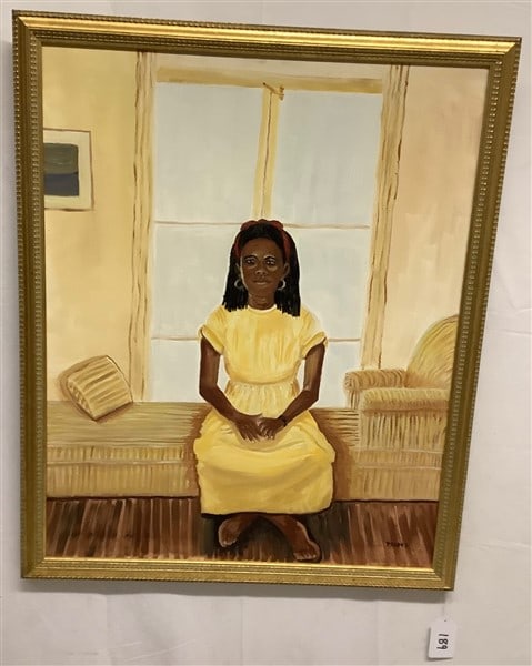 Framed o/c Miriam Nelson - 27" x 33": Framed o/c Miriam Nelson - 27" x 33"