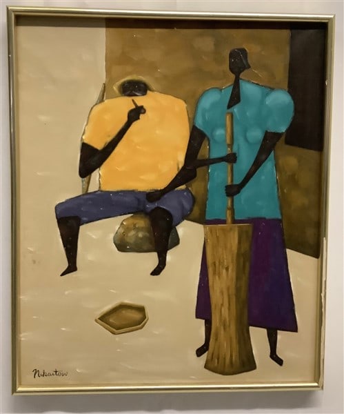 Framed o/c Signed Nikaitow 20" x 24" (1 of 1)