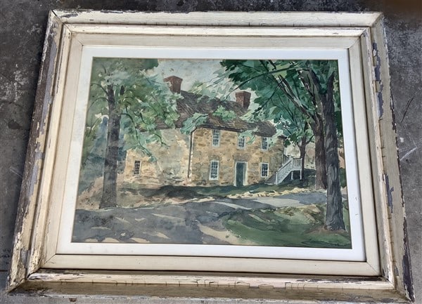 Framed Watercolor: Framed Watercolor