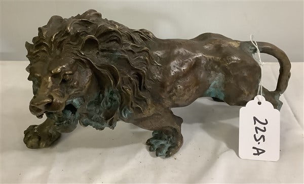 Bronze Lion - 12"L x 7"h: Bronze Lion - 12"L x 7"h