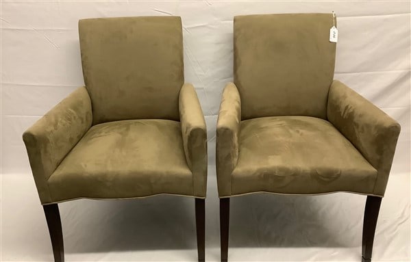 Pr of Lovely Upholstered Armchairs (1 of 2)