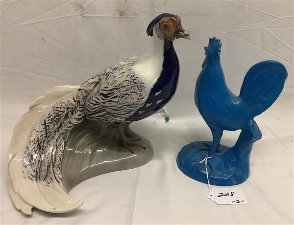 B & G Porcelain and French Porcelain Rooster (1 of 2)