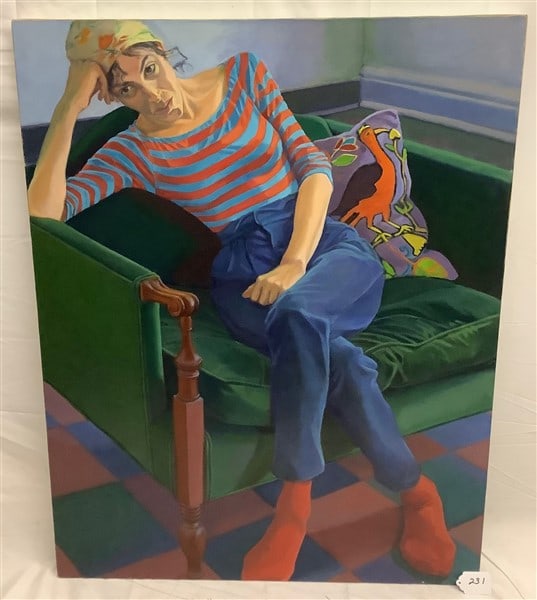 Unframed o/c Demartino 36" x 46": Unframed o/c Demartino 36" x 46"