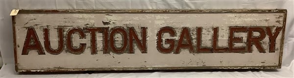 85" Double Sided Local Auction Gallery Sign (1 of 3)