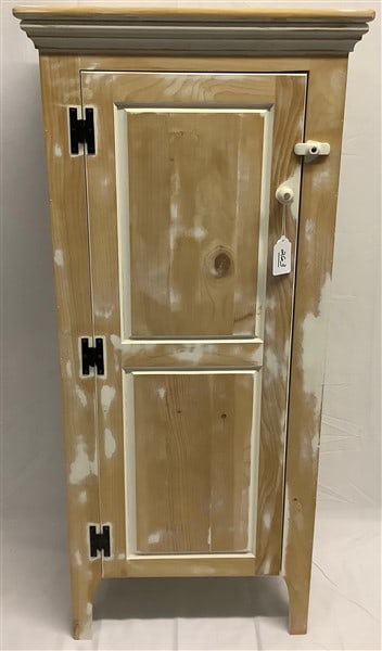 Contemporary Pine 1 Door Cupboard 23"w x 13"d x 51"h: Contemporary Pine 1 Door Cupboard 23"w x 13"d x 51"h
