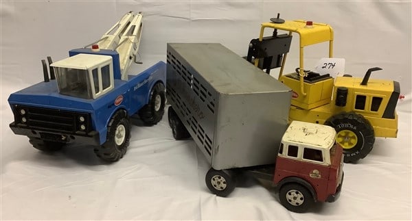 3 Metal Toy Trucks - 2 Tonka and 1 Gamo (1 of 5)
