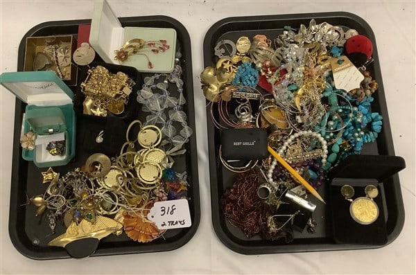 2 Trays of Costume Jewelry (1 of 3)
