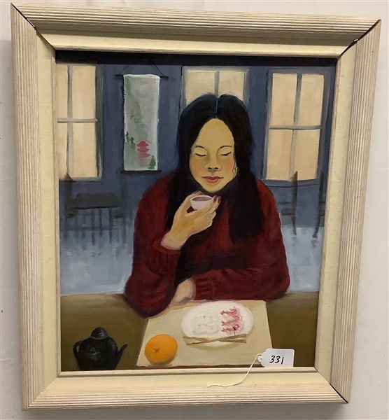 Framed o/c Portrait - Miriam Nelson 25" x 29": Framed o/c Portrait - Miriam Nelson 25" x 29"