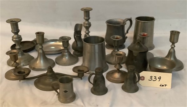 20+ pcs of Antique Pewter: 20+ pcs of Antique Pewter