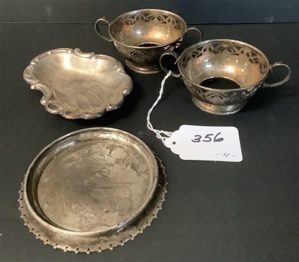 4 Pc Lot of Sterling Silver Approx. 10.5 Troy (1 of 2)