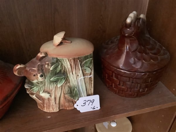 6 Vintage Cookie Jars - 3