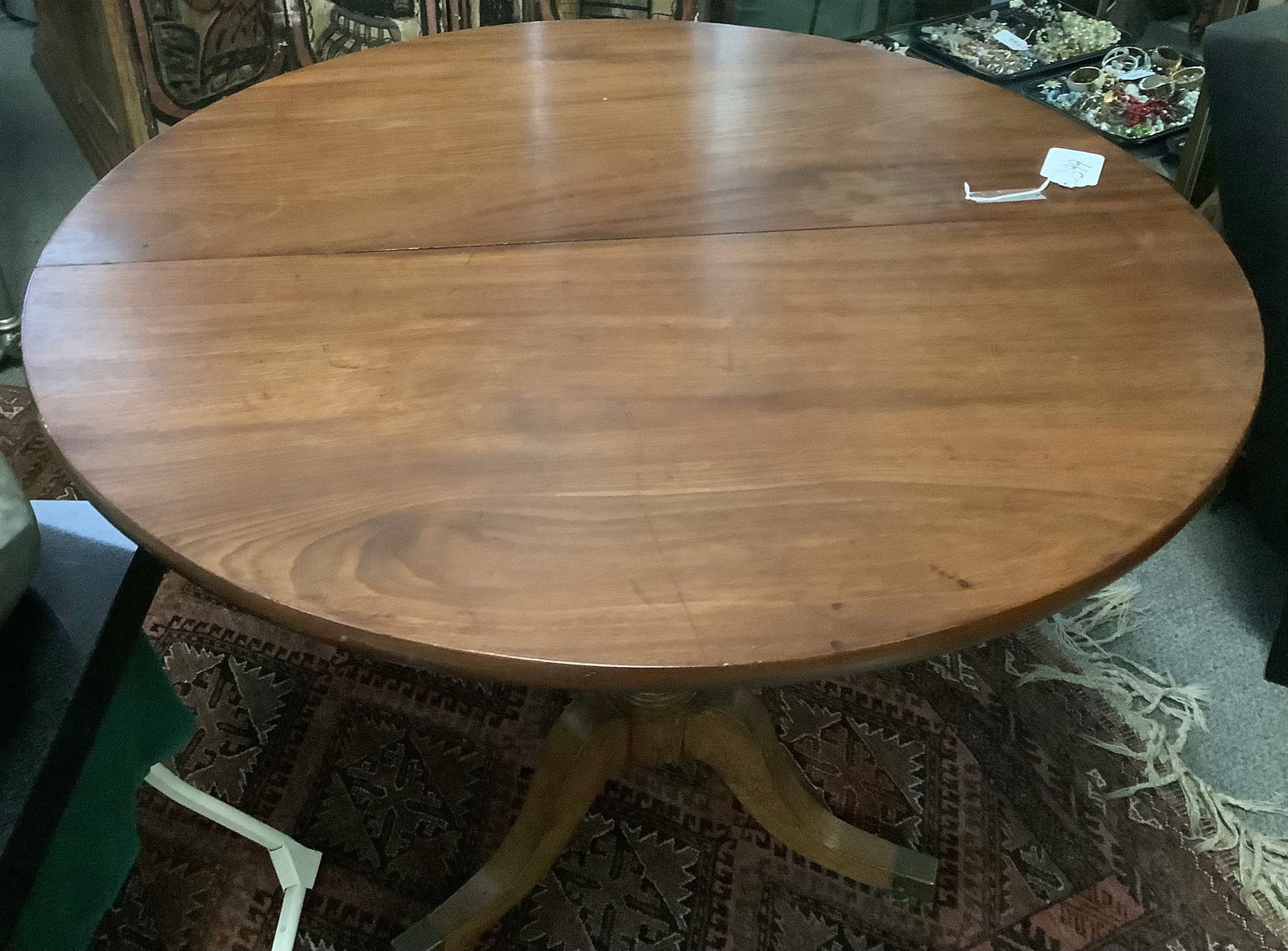 34" Cherry 19th Cent. Tip Top Table (1 of 2)