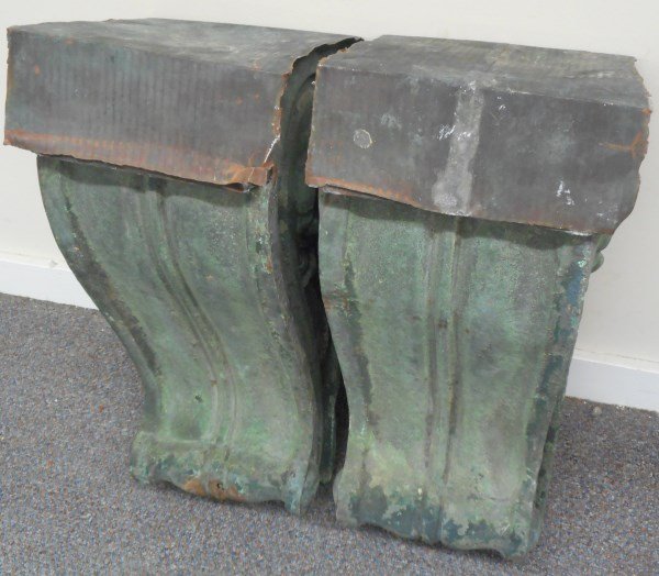 Pr Copper Corbels: Pr Copper Corbels24" high x 10" wide