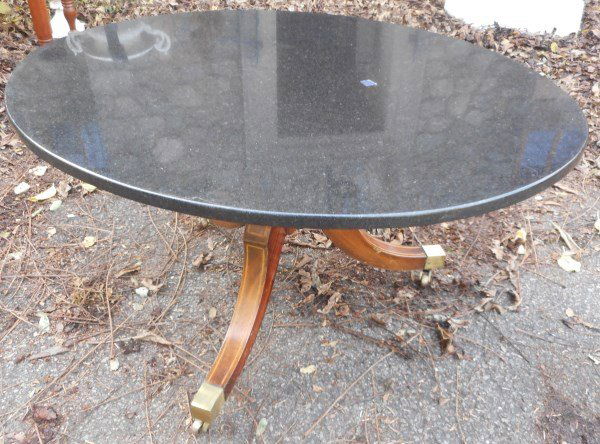 Small Marble Top Coffee Table (1 of 1)