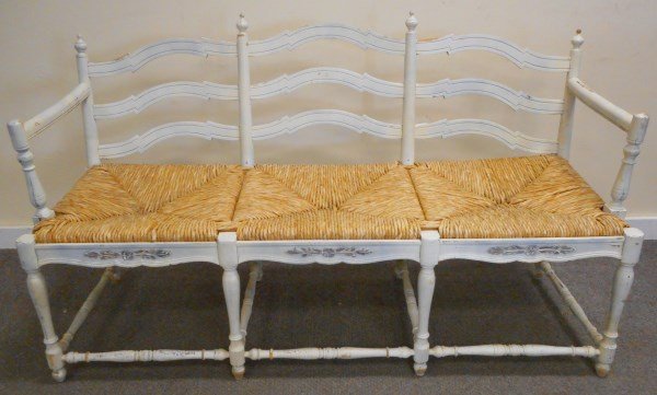 French Country Bench 58" long (1 of 1)