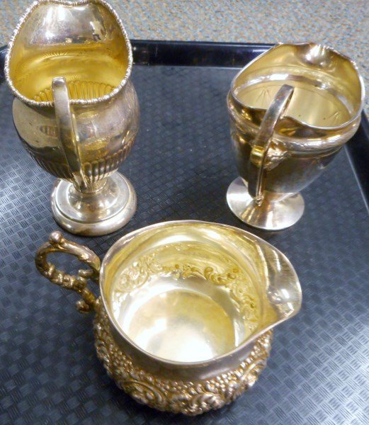 6 Pcs. Sterling- 3 Small Pitchers, 3 bookmarks (1 of 2)