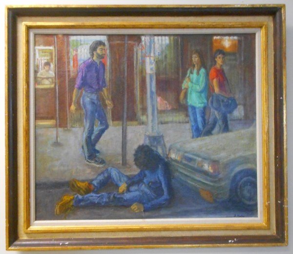 Susan Kahn Oil on Canvas- Heydrich Frame 30 x 36 (1 of 1)