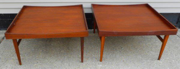 Pair of Kipp Stewart / Paul McCobb Modern Tables, The: Pair of Kipp Stewart / Paul McCobb Modern Tables, The Calvin Line by American Design Institute