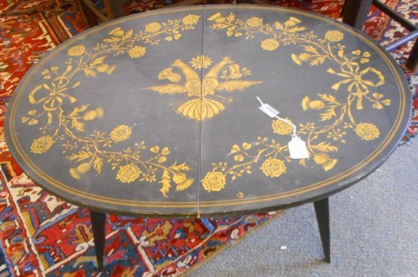 Small Folding Stencilled Table (1 of 1)