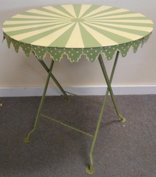 Fun Folding Metal Bistro Table (1 of 1)