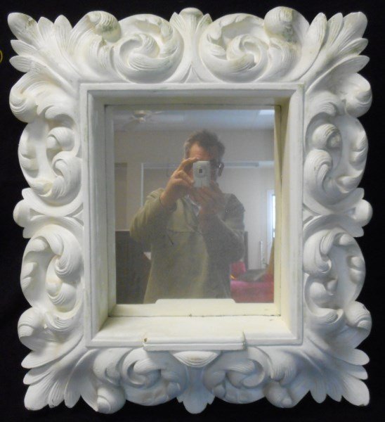 White Plaster Mirror (1 of 1)